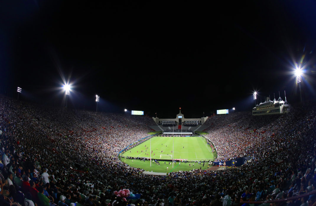 stadium at night