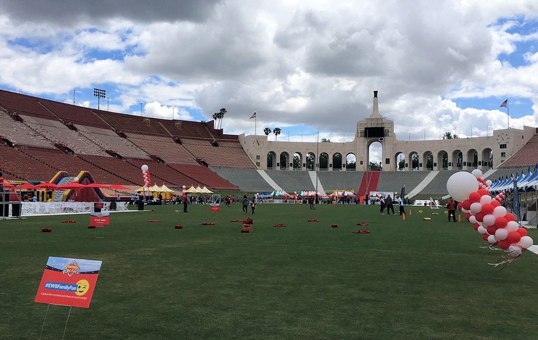 people walking on field