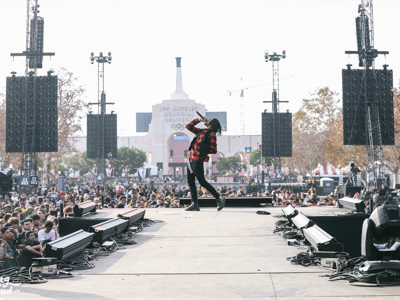 rolling loud performer on stage